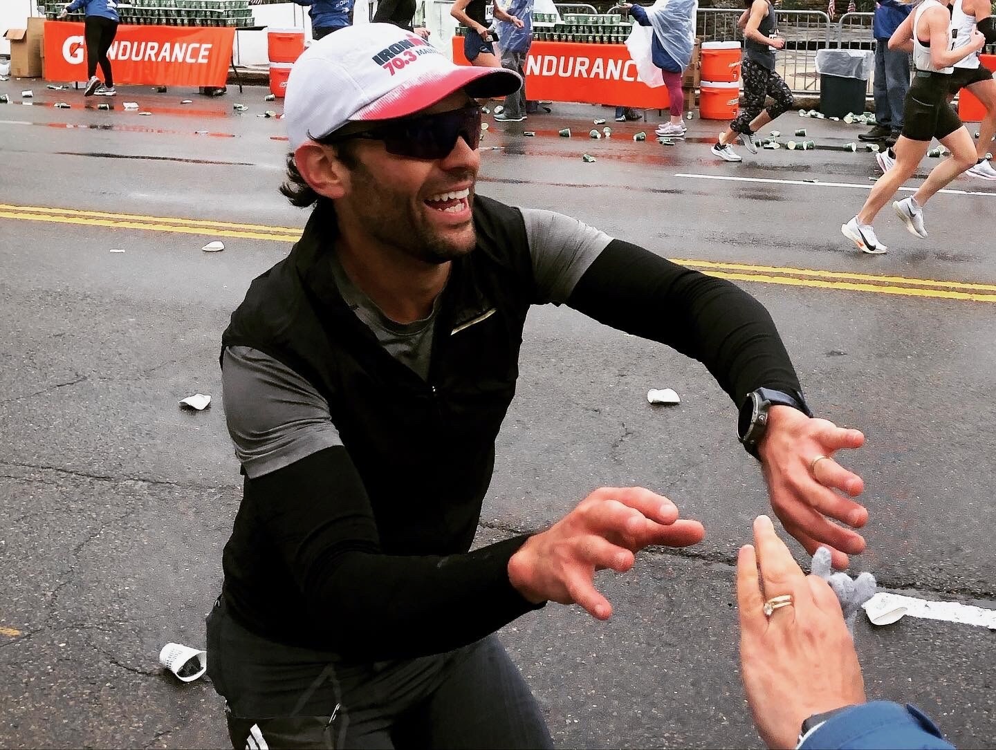 Andrew in Boston Marathon